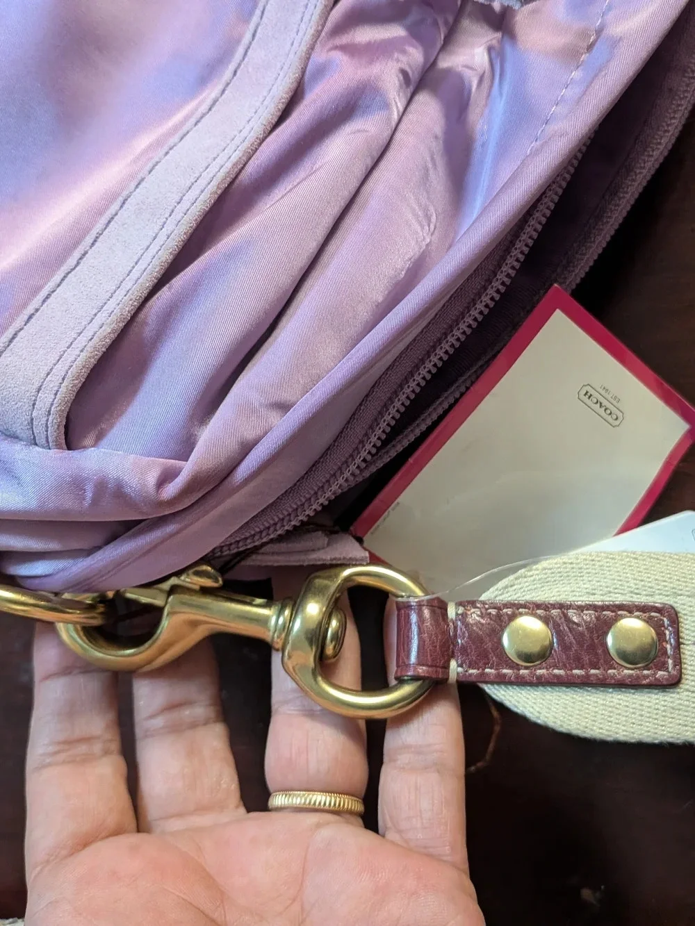 Coach soft pink